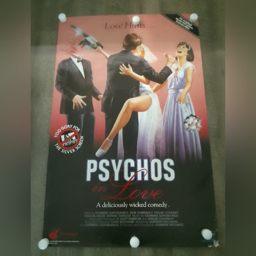 Psychos in Love Movie Poster 35"X23"